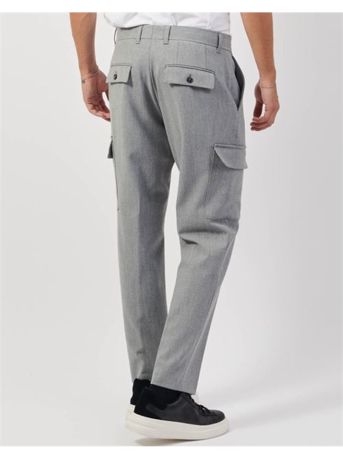 Cargo trousers in mèlange stretch fabric BOSS | 50527941 C-PEPE-CARGO-241.030